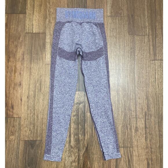 Gymshark Flex Leggings - Small - Berry Marl - VGC - High Waisted - Seamless - Picture 2 of 4